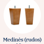 Medinės (rudos) 10 cm