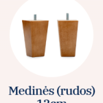 Medinės (rudos) 13 cm