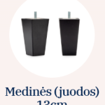 Medinės (juodos) 13 cm