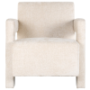 Easy Chair Devanto white chenille Richmond fotelis
