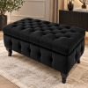 Pufas „Austėja“ – Chesterfield stiliaus, su daiktadėže