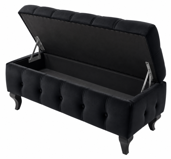 Pufas „Austėja“ – Chesterfield stiliaus, su daiktadėže