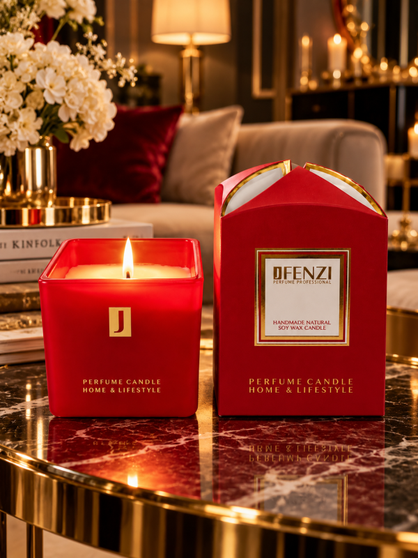 Armani Si Passione JFENZI kvapioji sojų vaško žvakė – „ Sì Passione“““ aromatas
