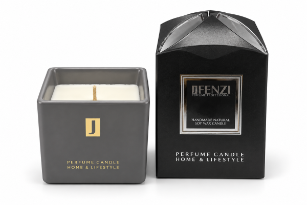 JFENZI kvapioji sojų vaško žvakė – „Hugo Boss The Scent“ aromatas
