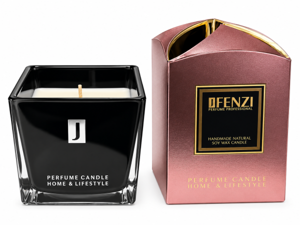 tamsiai rožinė black opium JFENZI kvapioji sojų vaško žvakė – „Black Opium“ aromatas