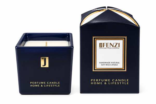 JFENZI kvapioji sojų vaško žvakė – „Carolina Herrera Good Girl“ aromatas